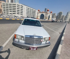 Mercedes SEL560 Classic Registered at Sharjah Classic Car Club