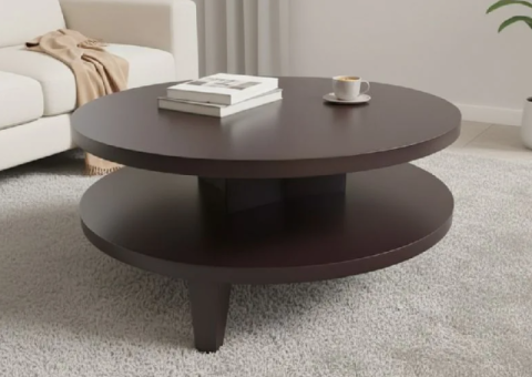 Elegant Round Solid Wood Table – Modern Design - 2/2