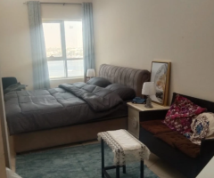 Furnished 1-Bedroom Apartment with Full Sea View – Orient Towers