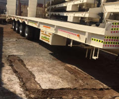 Lowbed Trailer 4 Axles – 100 Tons, New Model