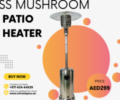 Mushroom Patio Heaters – Stylish, Powerful & Available for Rent or Sale