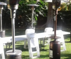 Mushroom Patio Heaters – Stylish, Powerful & Available for Rent or Sale