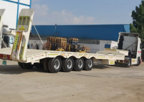 Lowbed Trailer 4 Axles, 100 Tons, New Model - 3/5