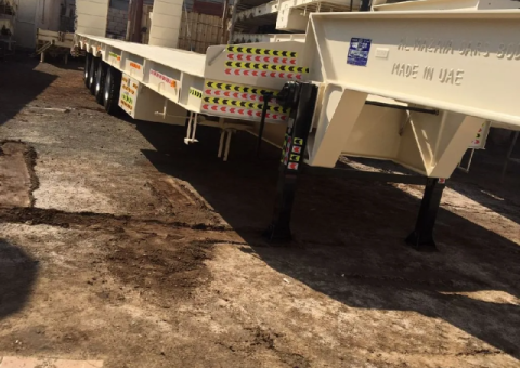Lowbed Trailer 4 Axles, 100 Tons, New Model - 4/5