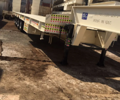 Lowbed Trailer 4 Axles, 100 Tons, New Model