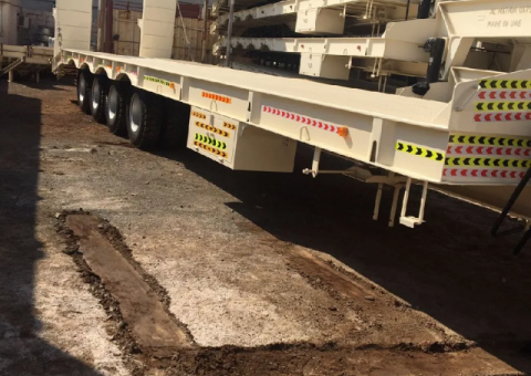 Lowbed Trailer 4 Axles, 100 Tons, New Model - 5/5