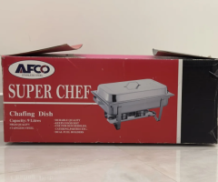Silver Chafing Dishes – 9 Liters, 6 Pieces Available