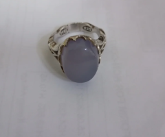 Natural Yemeni Agate & 925 Silver Ring – Premium Quality