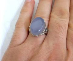 Natural Yemeni Agate & 925 Silver Ring – Premium Quality