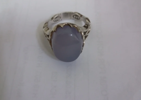 Natural Yemeni Agate & 925 Silver Ring – Premium Quality - 4/5