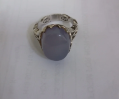 Natural Yemeni Agate & 925 Silver Ring – Premium Quality