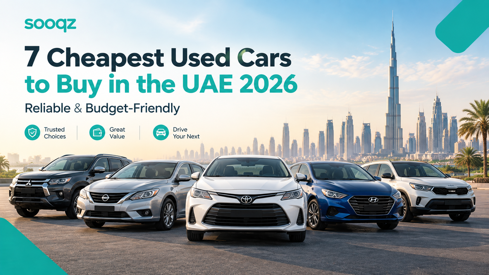 7 Cheapest Used Cars to Buy in the UAE 2026 (Reliable & Budget-Friendly)